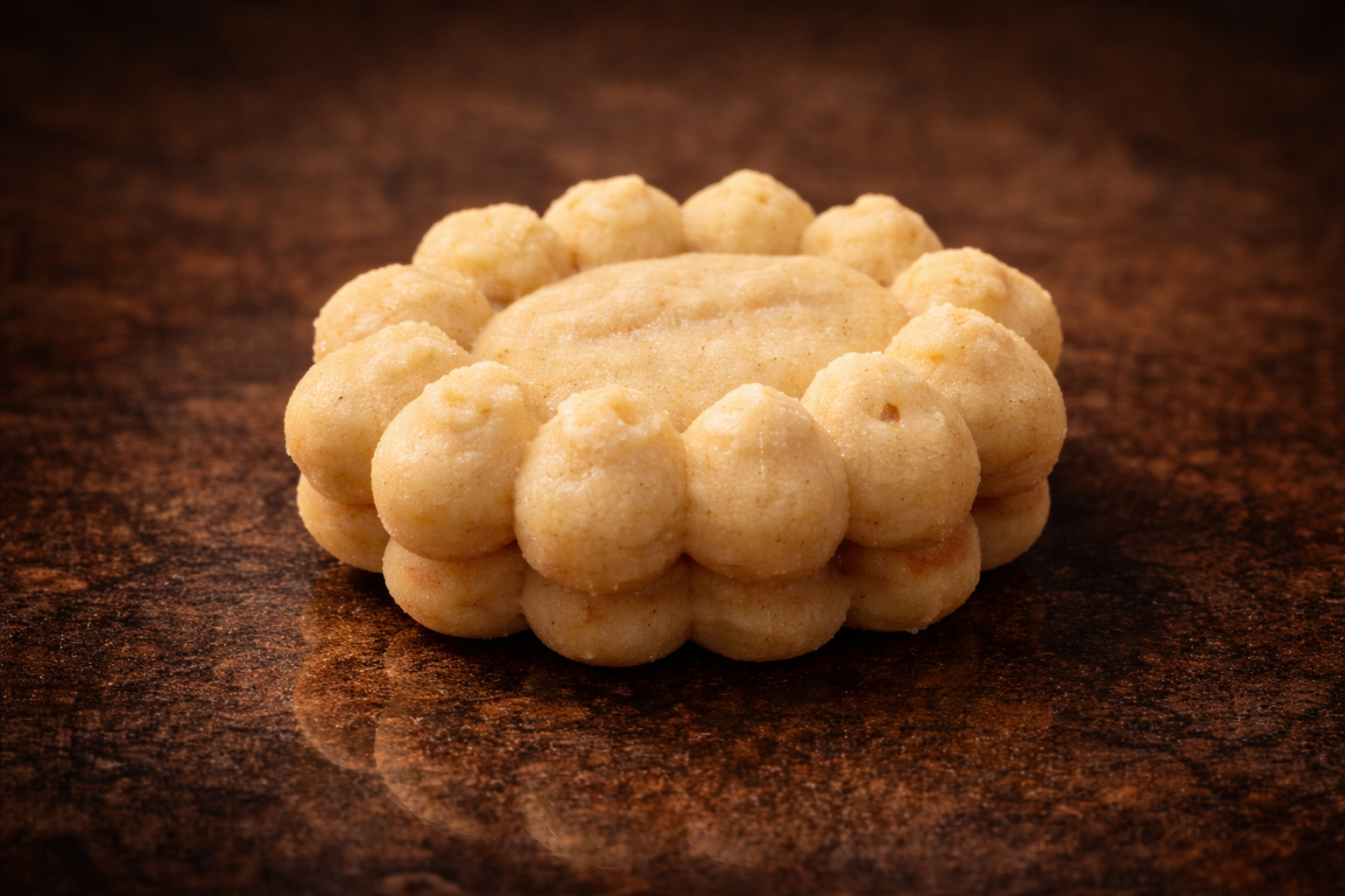 Galleta de naranja con mermelada de naranja